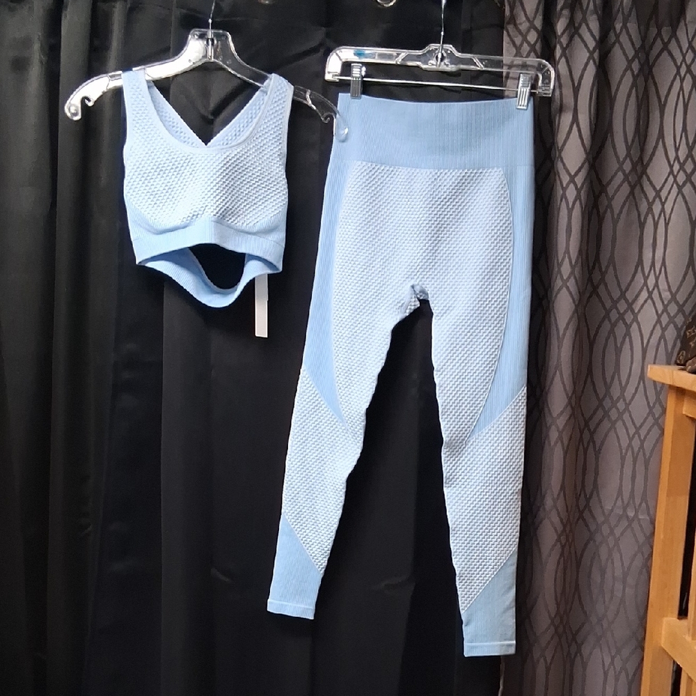 New Mix Light Blue Track Pants & Joggers Set